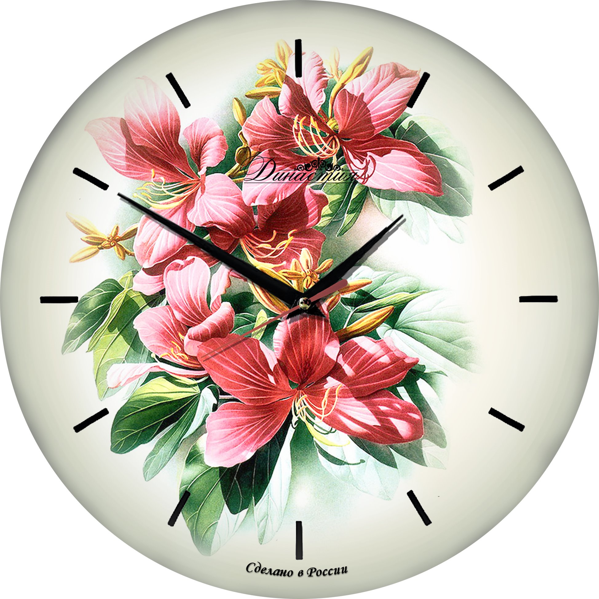 Настенные часы красноярск. Часы настенные. Настенные часы с цветами. Часы с цветами. Интерьерные часы настенные.